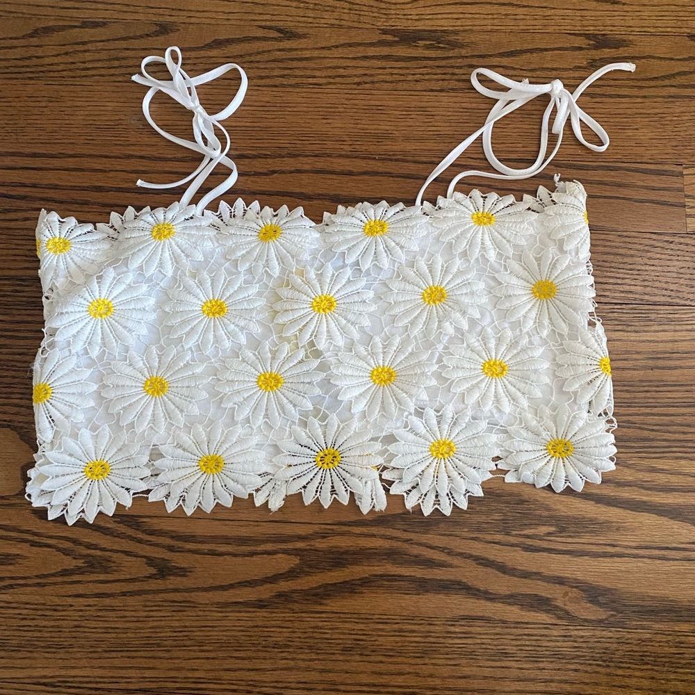 Sunflower crop top